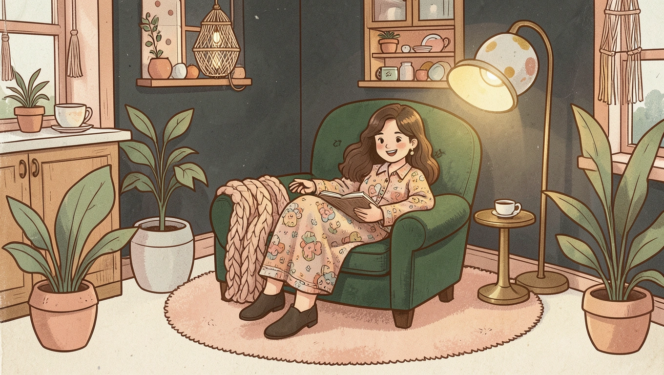 Creating a Moody Reading Nook with Dark Colors